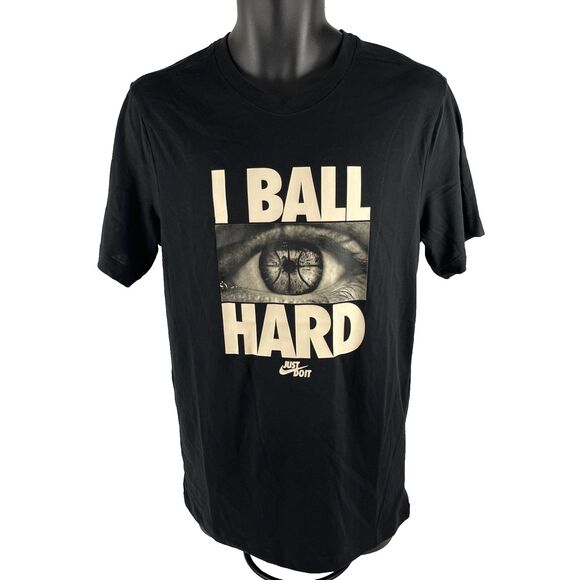 New Mens Nike Dri-Fit I Ball Hard Eyeball Basketball T-Shirt Size Small NWOT - Picture 1 of 7